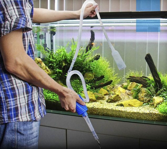 Как менять воду в аквариуме